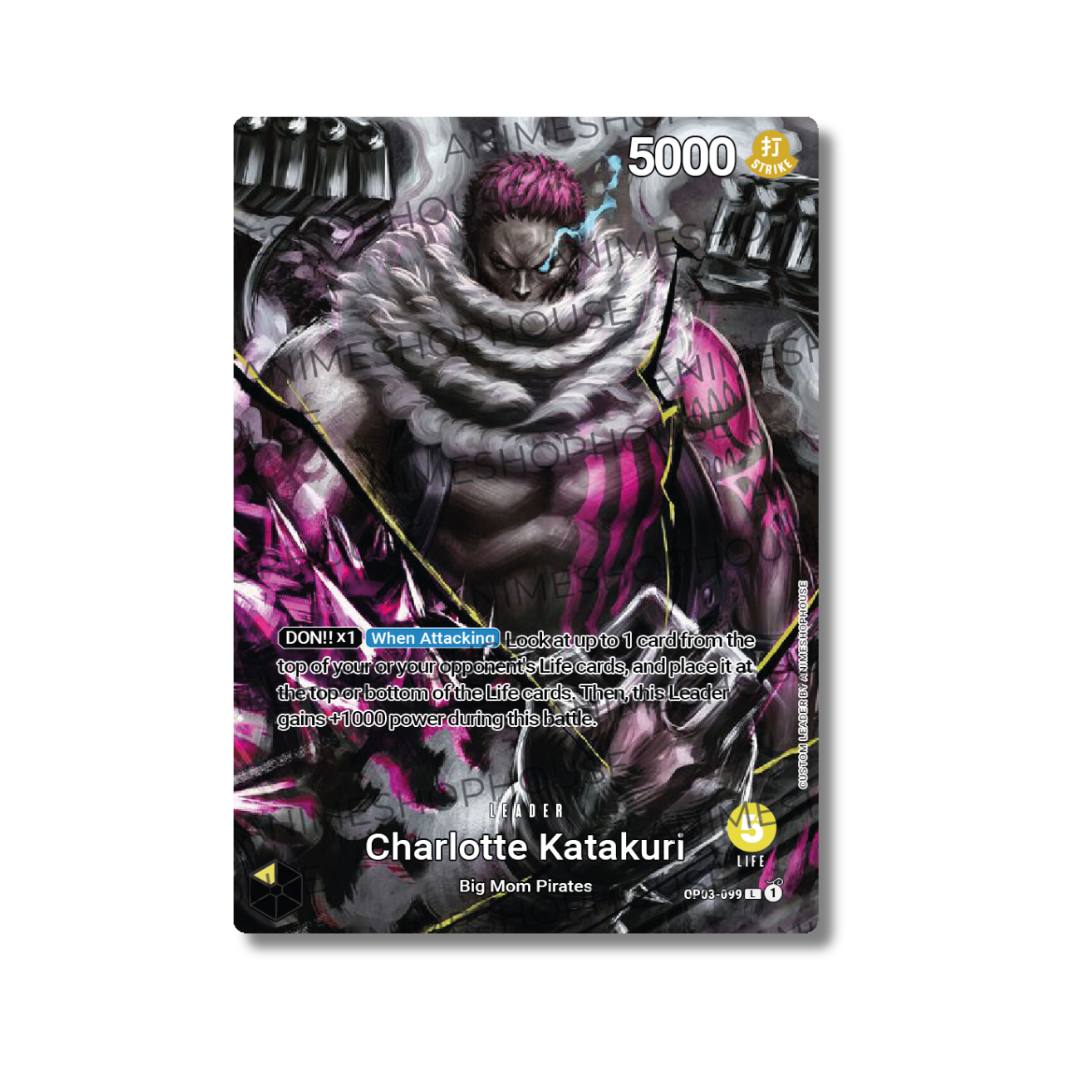 Custom Leader Holo High Quality [Katakuri] [Yellow] [5] – Anime ShopHouse