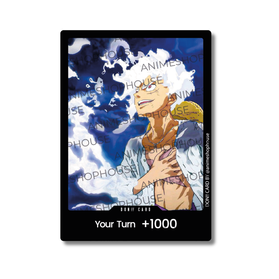 gear 5 don card Don!! Custom Holo High Quality [Luffy Gear 5 Heartbeat] – Anime ShopHouse