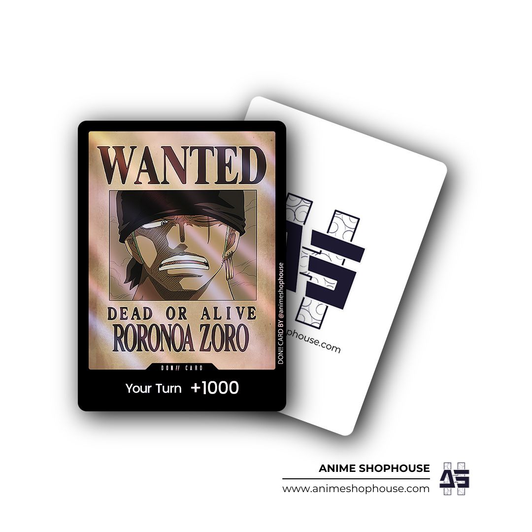 [DON!! CARD] Wanted di Roronoa Zoro