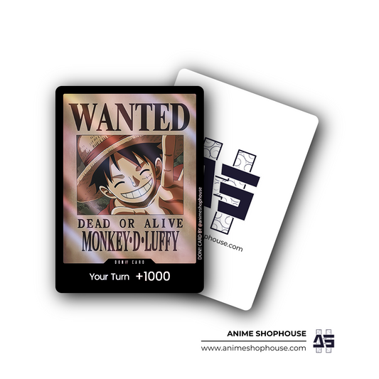 [DON!! CARD] Wanted di Monkey D. Luffy