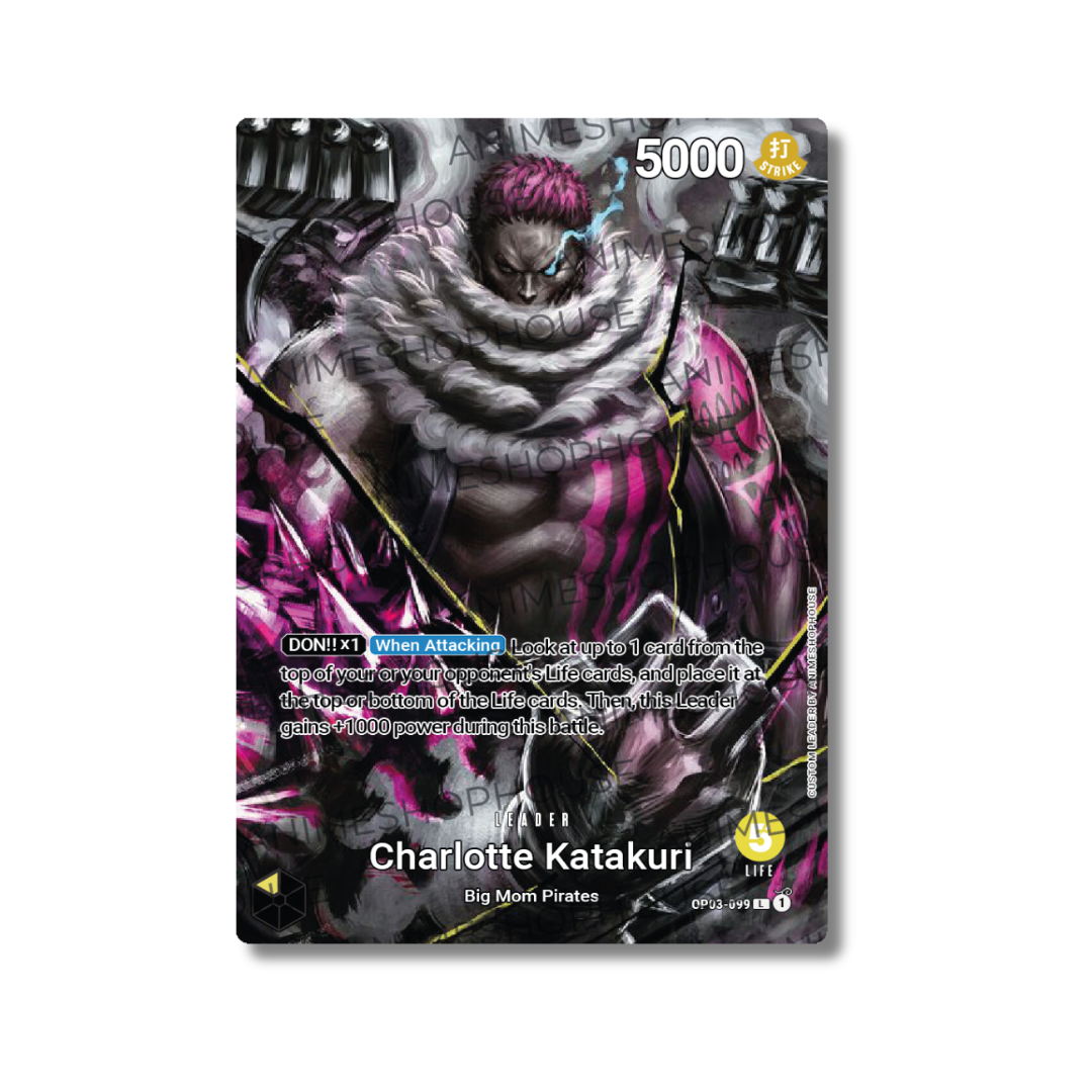 Custom Leader Holo High Quality [Katakuri] [Yellow] [5]