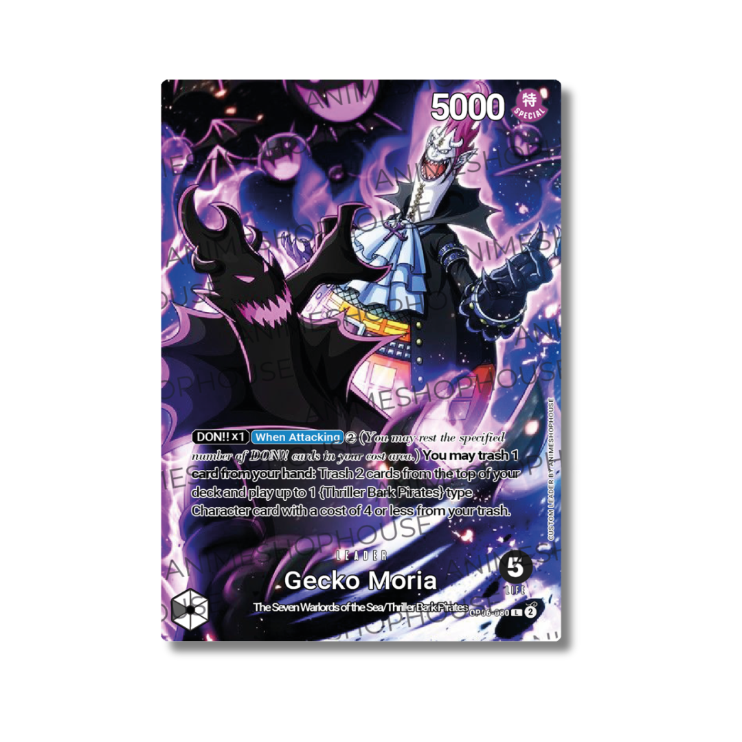 Custom Leader Holo High Quality [Gecko Moria] [Black] [7]