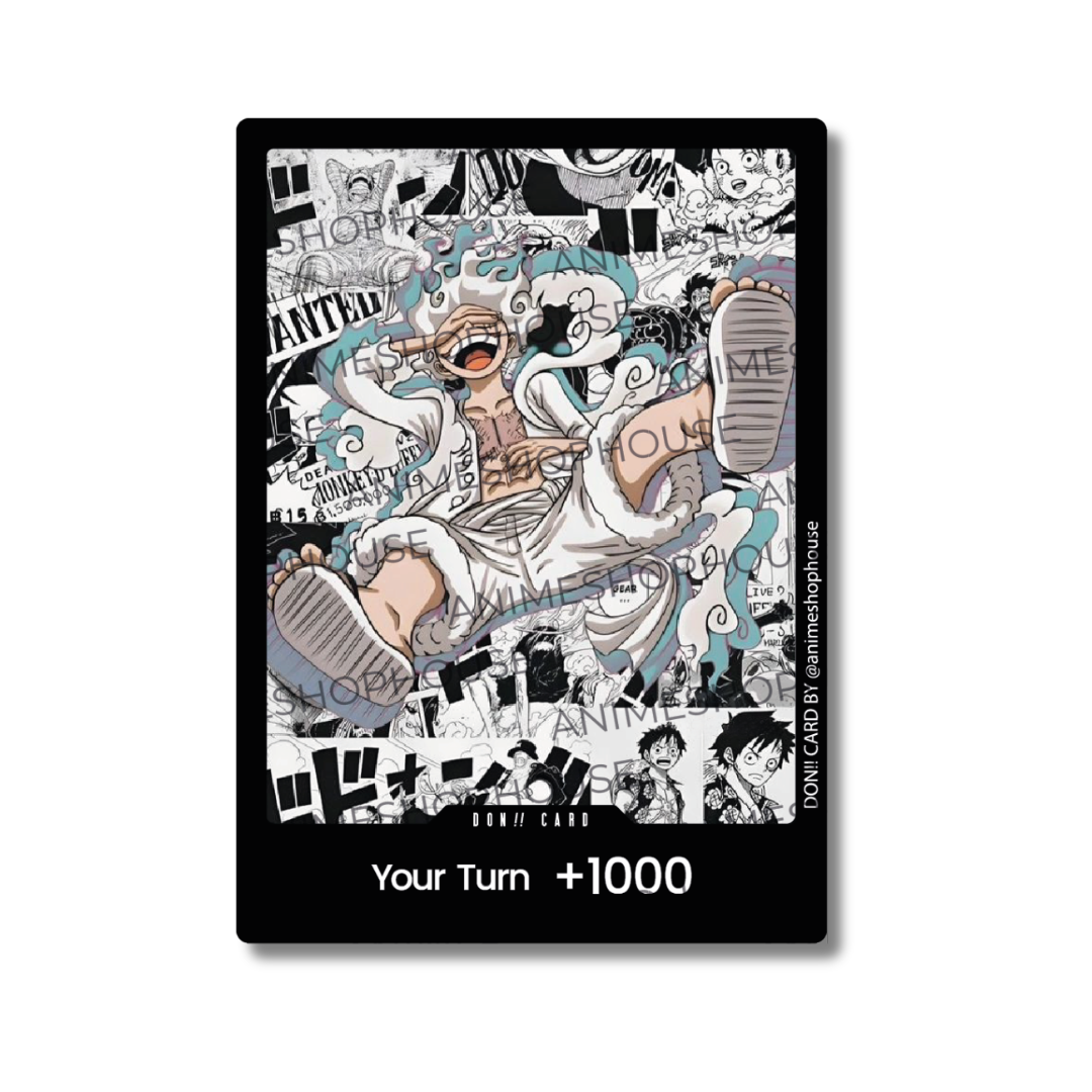 Don!! Custom Holo High Quality [Luffy Gear5][Manga Art]