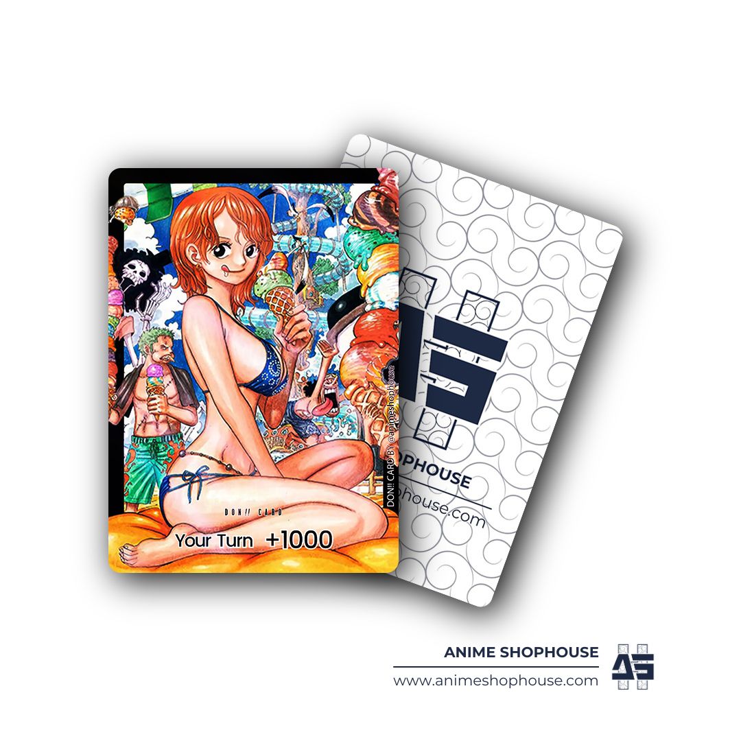 [DON!! CARD] Nami - Ice Cream Party