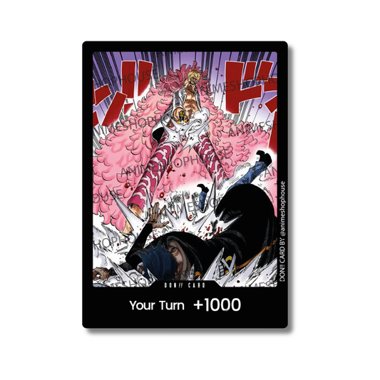 Don!! Custom Holo High Quality [Doflamingo Shoots Law]