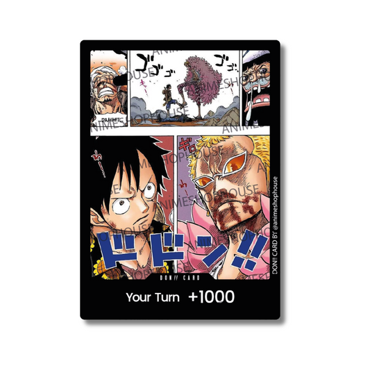 Don!! Custom Holo High Quality [Doflamingo vs Luffy]