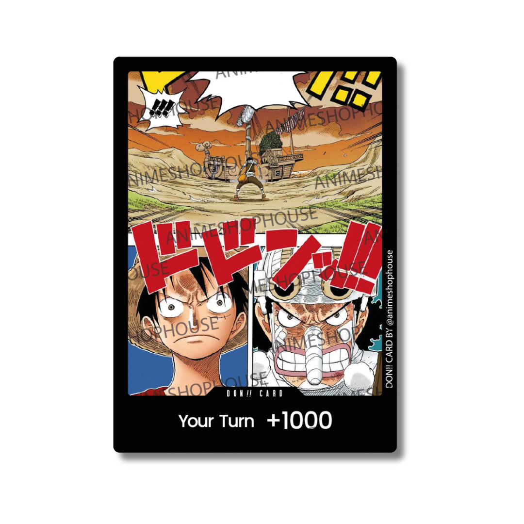 Don!! Custom Holo High Quality [Usopp vs Luffy]