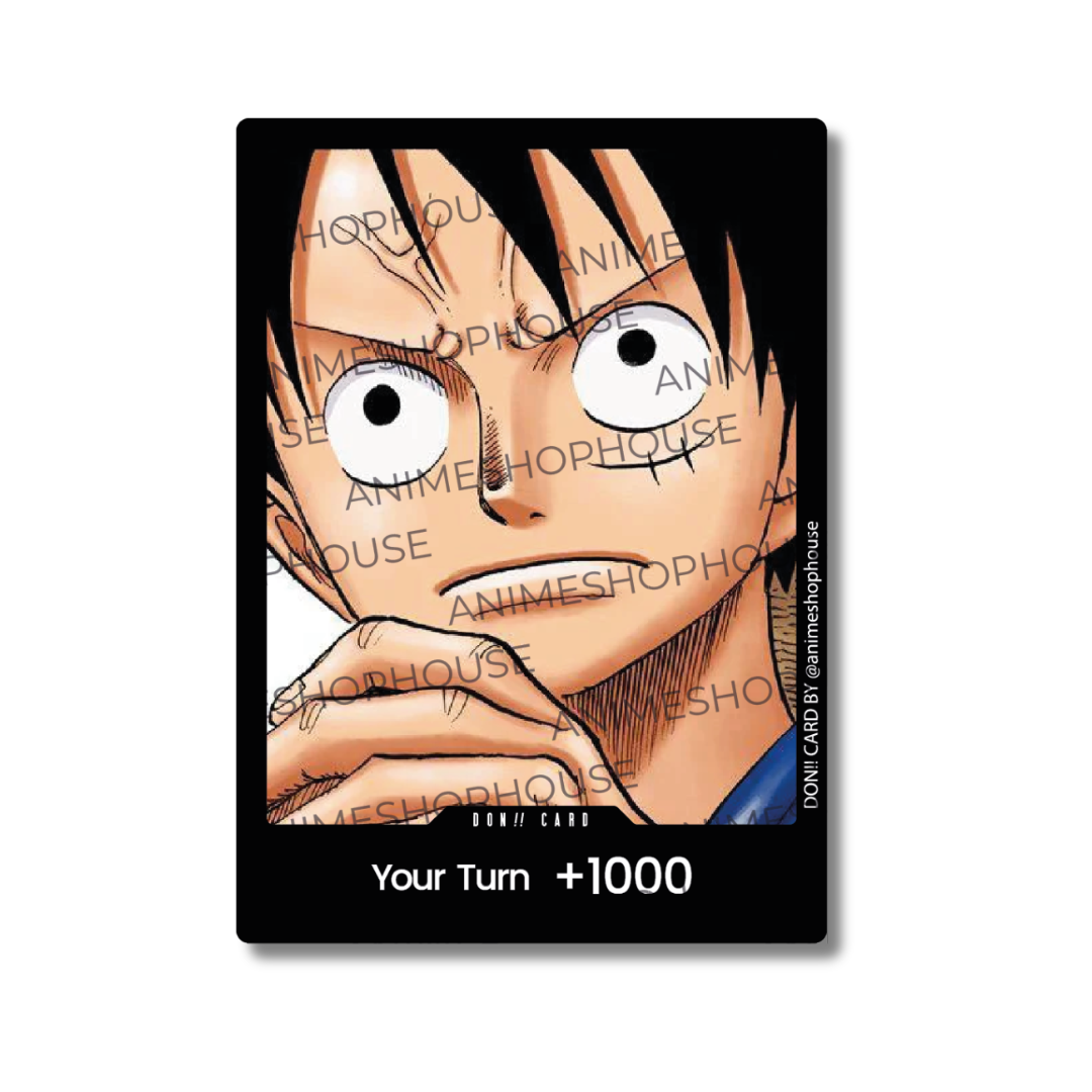 Don!! Custom Holo High Quality [Luffy's Face][Sabaody Archipelago]