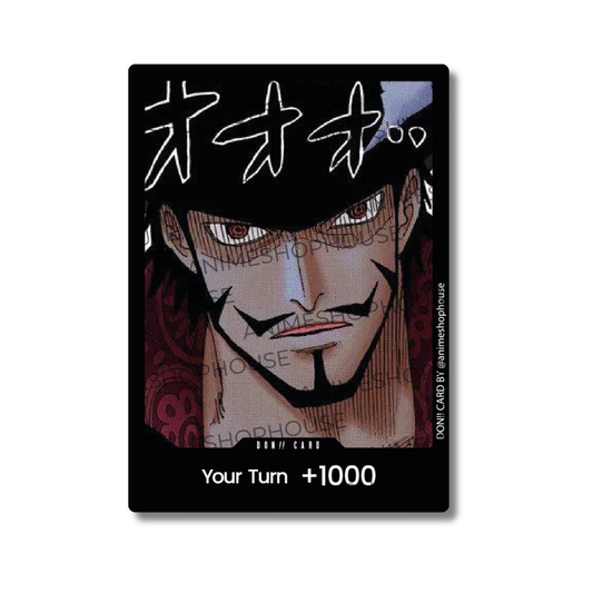 Don!! Custom Holo High Quality [Mihawk's Face]