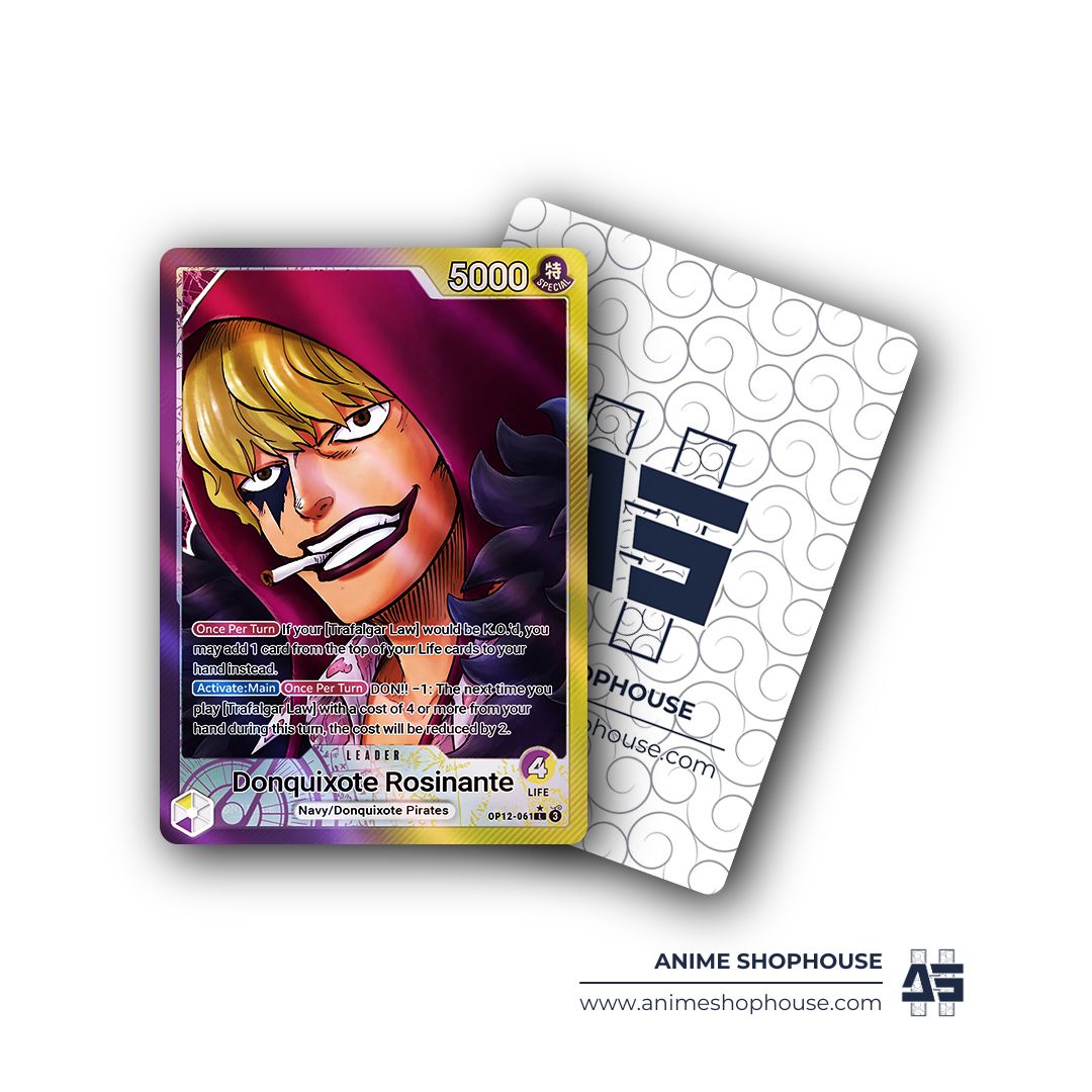 [OP12-061] Donquixote Rosinante (Custom Leader)