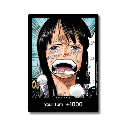 Don!! Custom Holo High Quality [Nico Robin’s Face]