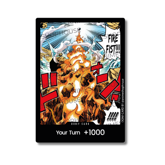 Don!! Custom Holo High Quality [Sabo's Fire Fist]