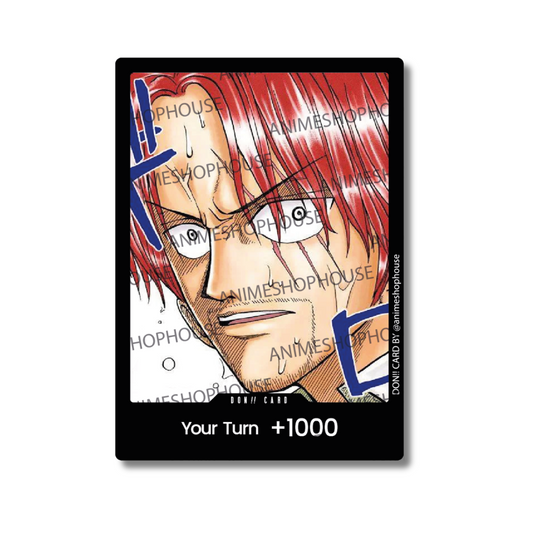 Don!! Custom Holo High Quality [Shanks's Face]