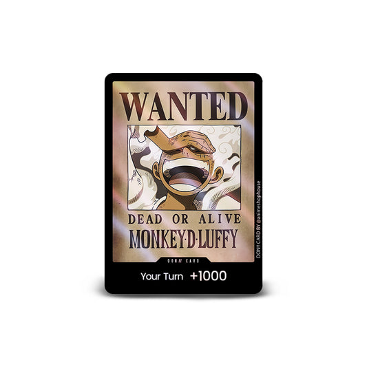 W001 - WANTED: Monkey D. Luffy - Gear Five (V.1)