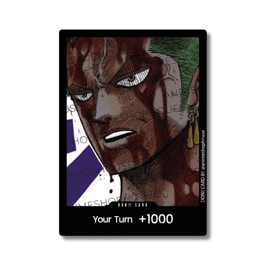 Don!! Custom Holo High Quality [Zoro's Face]