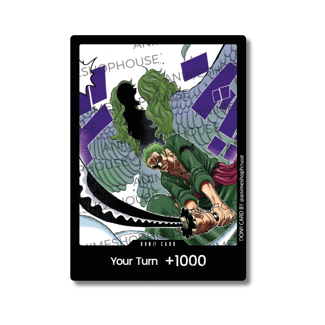 Don!! Custom Holo High Quality [Zoro vs Monet]