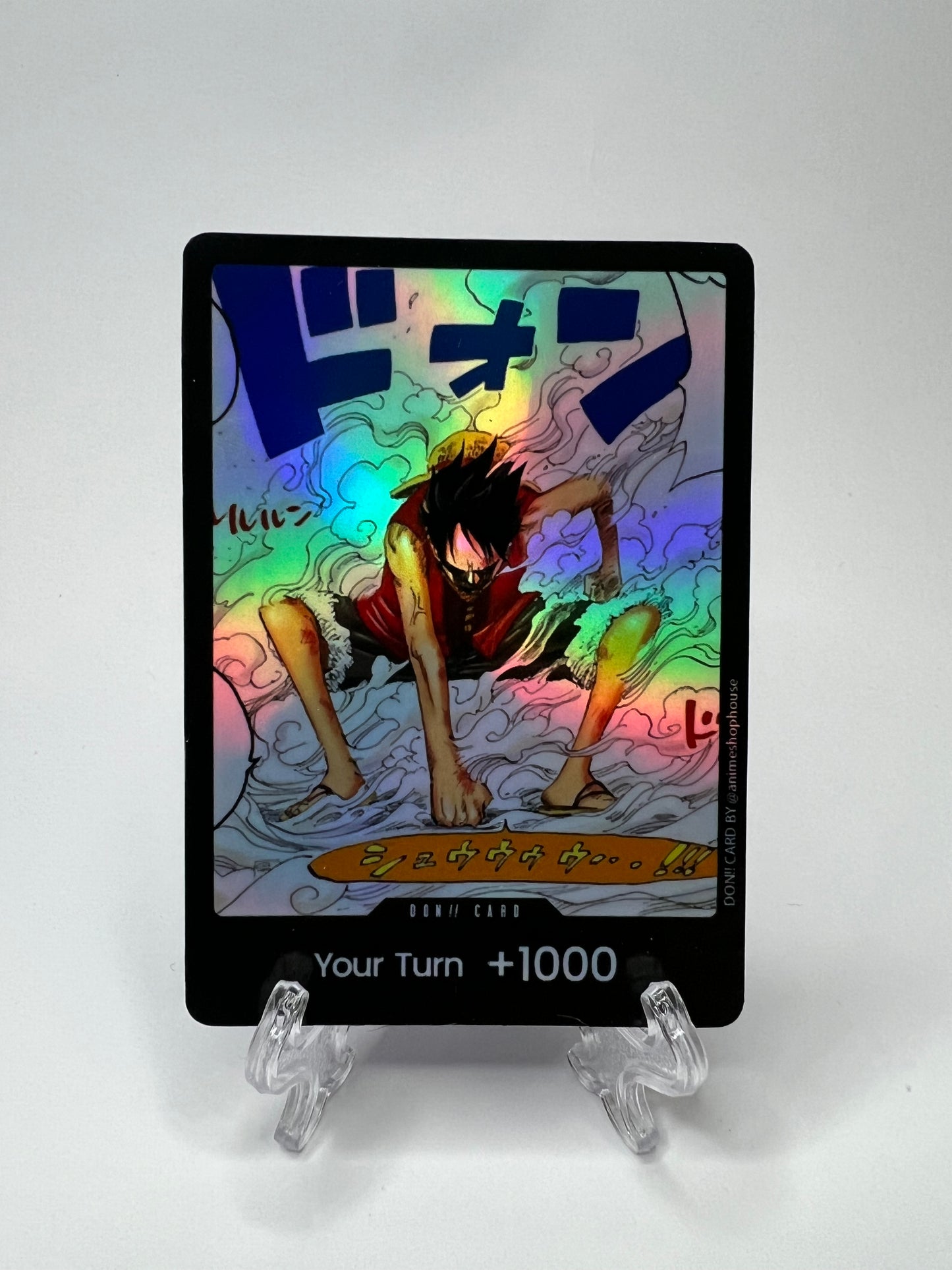 Don!! Custom Holo High Quality [Luffy Gear 2]