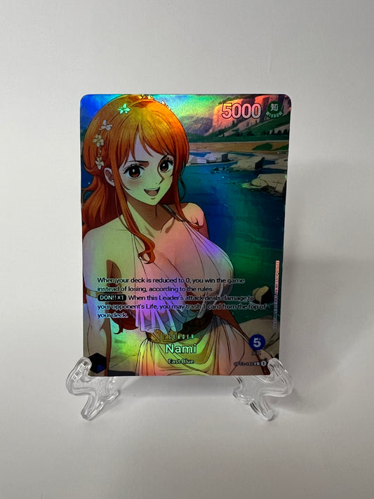 Custom Leader Holo High Quality [Nami] [Blue] [6]