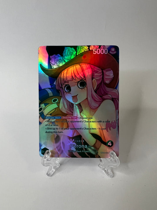 Custom Leader Holo High Quality [Perona] [Green/Black]